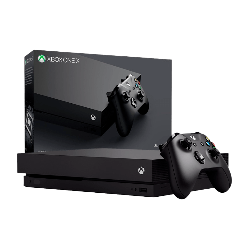 Microsoft Xbox One X Un Tb Un terabyte en caja cerrada GTIA COMPLETA 12  MESES ESCRITA